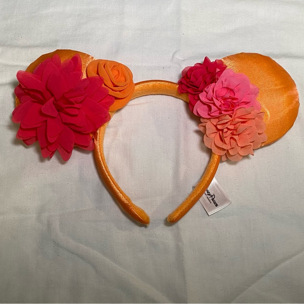 Floral Minnie Mouse ears